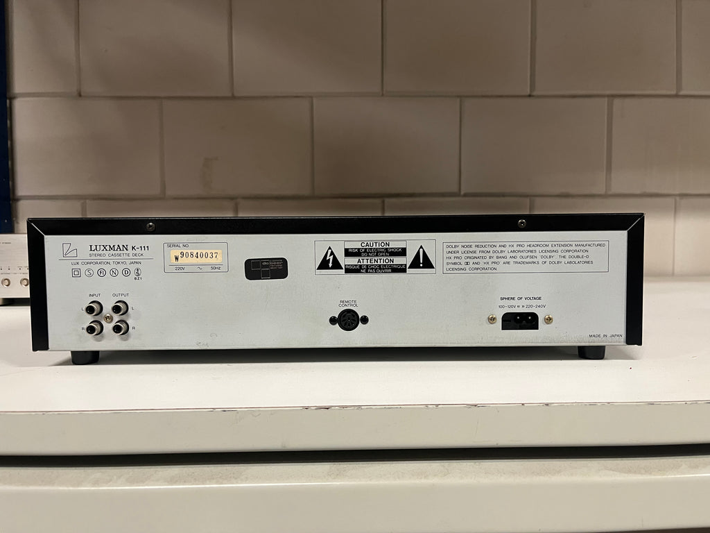 Luxman K-111 Cassettedeck