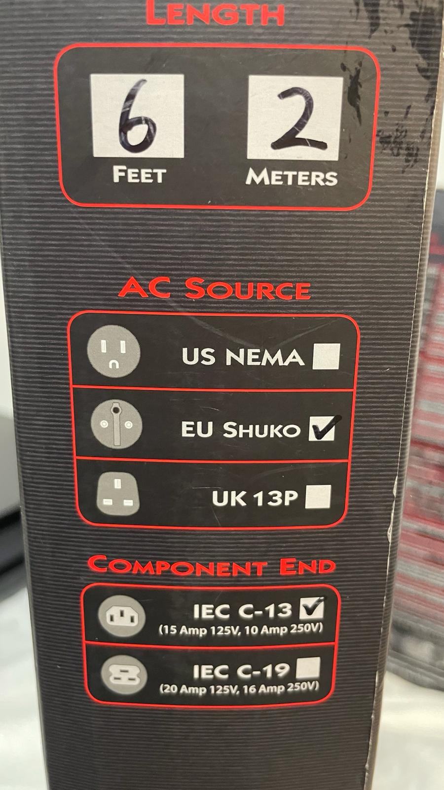 Audioquest Tornado High Current 2m