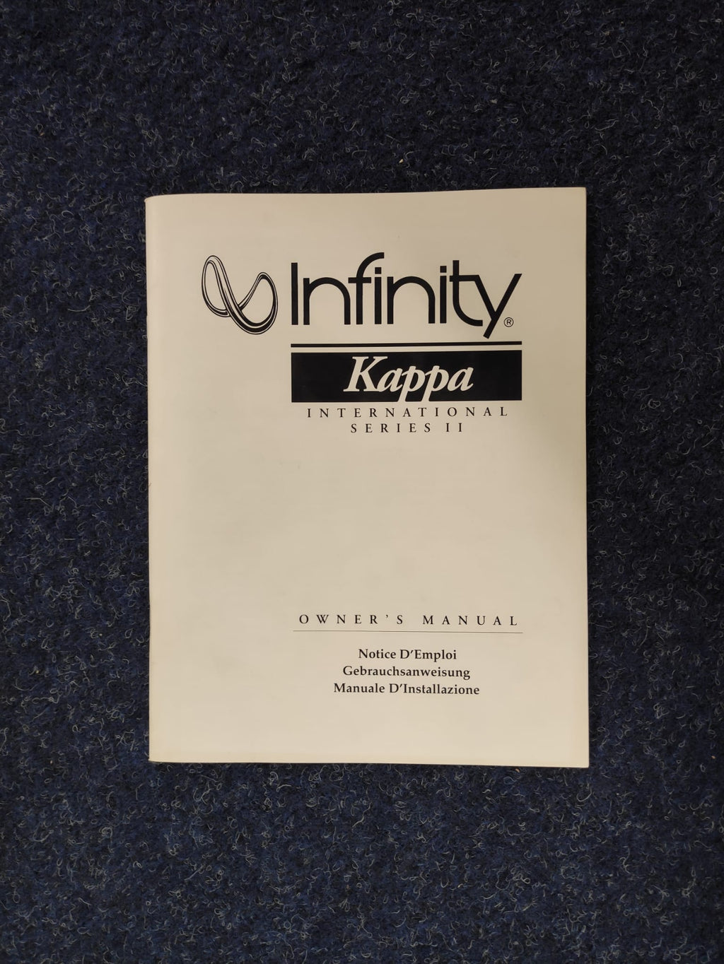 Infinity Kappa 9.2i