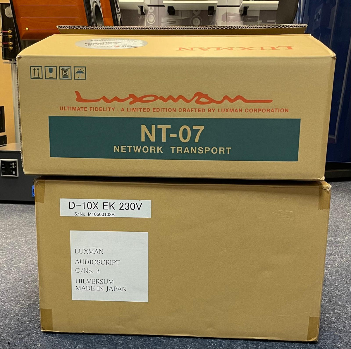Luxman D-10X with NT-07