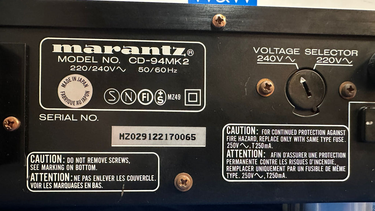 Marantz CD94 MK2