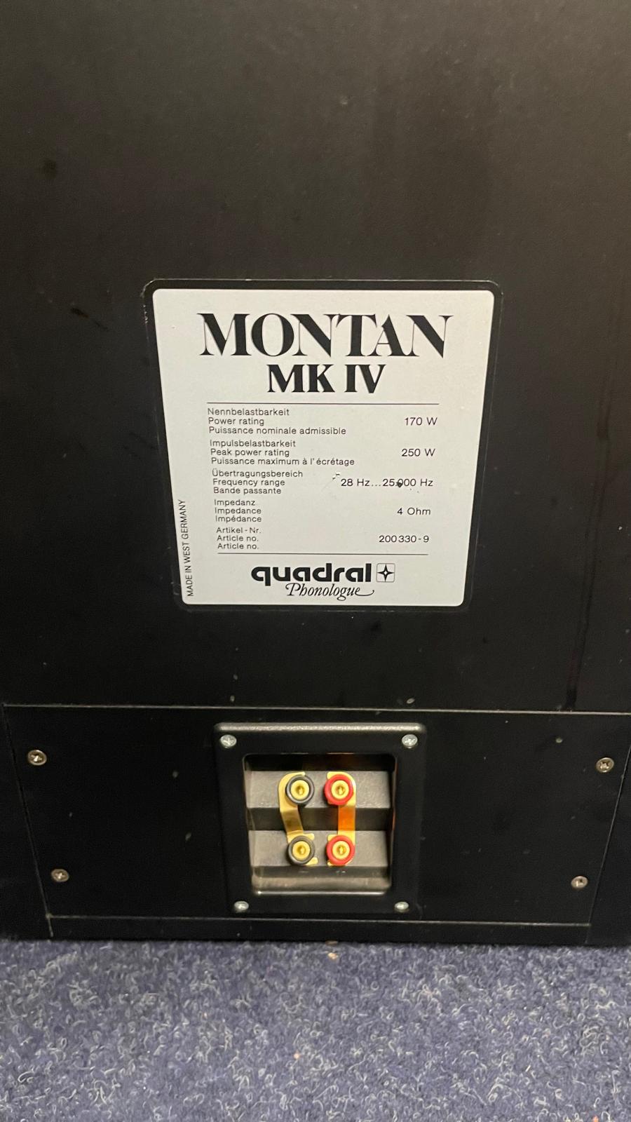 Quadral Montan MK4