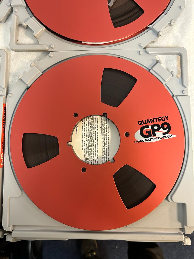 Quantegy GP9 Reel Tapes (4x)