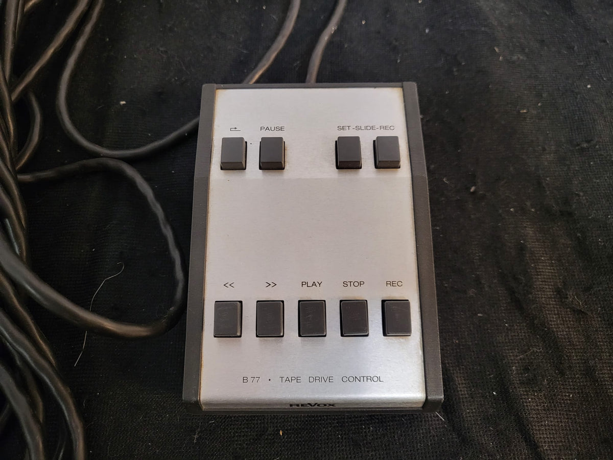 Revox B77 tape drive control