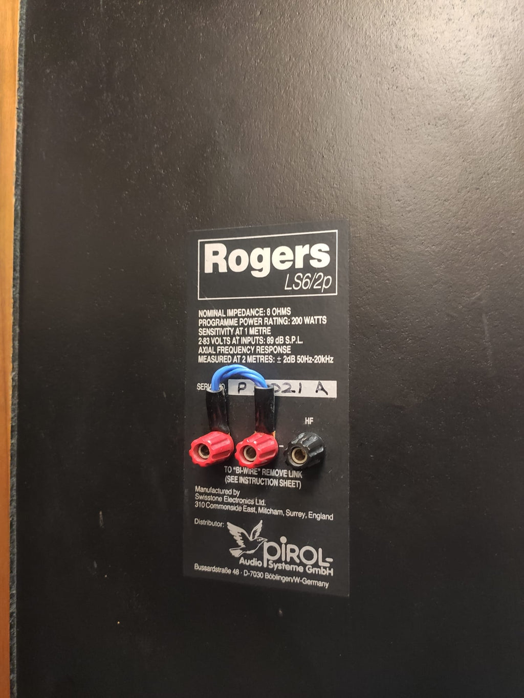 Rogers LS6 2p