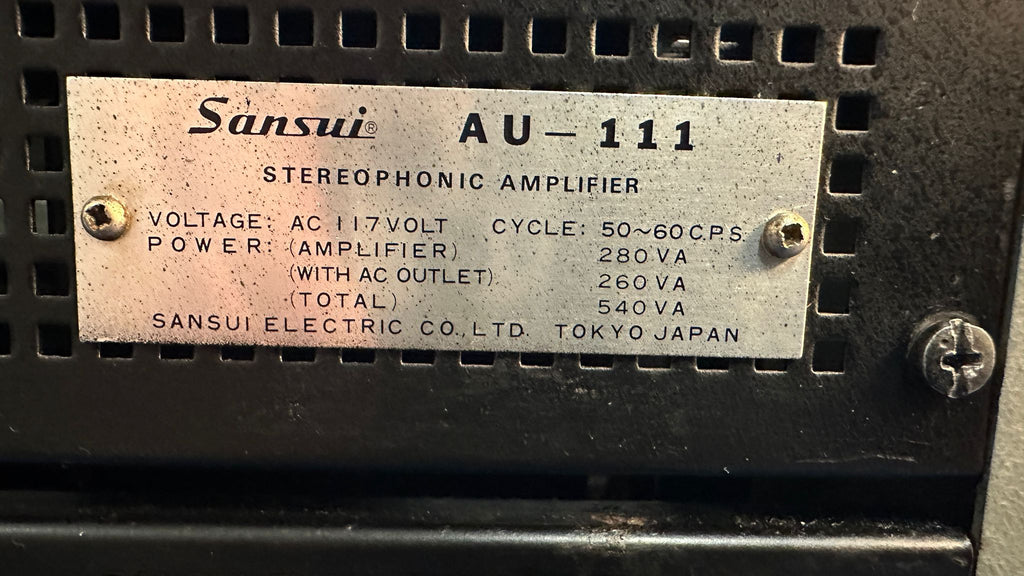Sansui AU-111