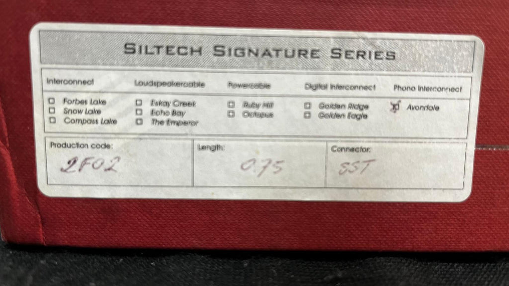 Siltech Signature Avondale Phono Cable