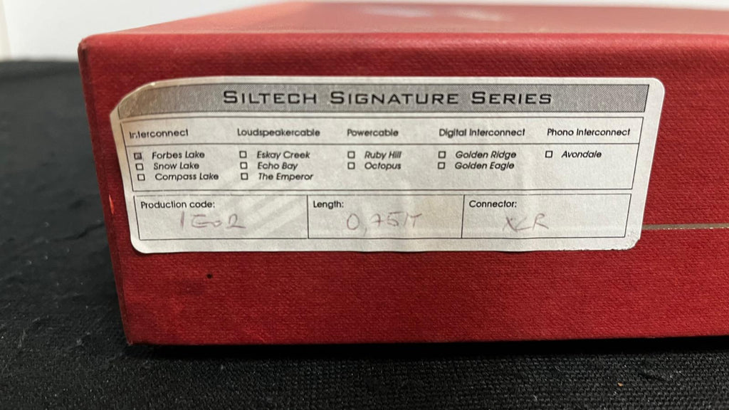 Siltech Signature Forbes Lake Cable incl lifters