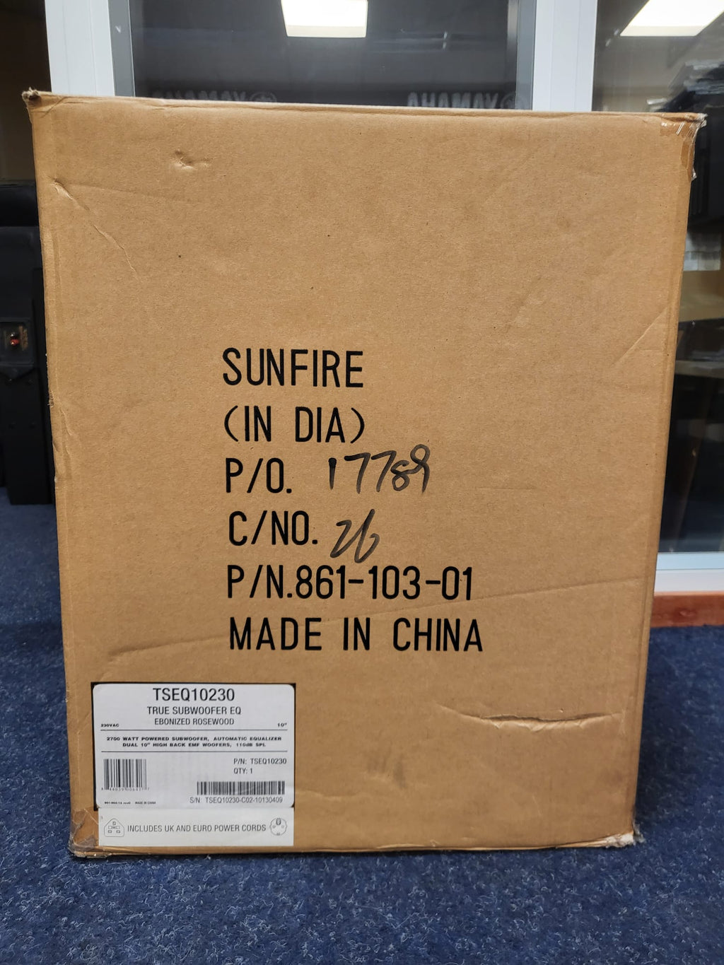 Sunfire True Subwoofer EQ Signature
