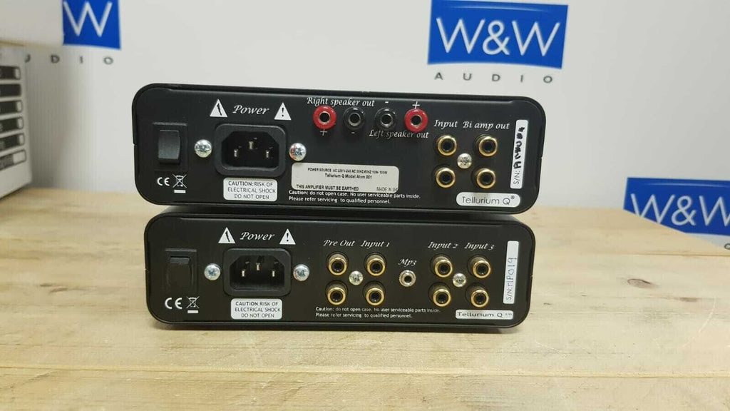 Tellurium Q Listen Pre and Atom Power Amp