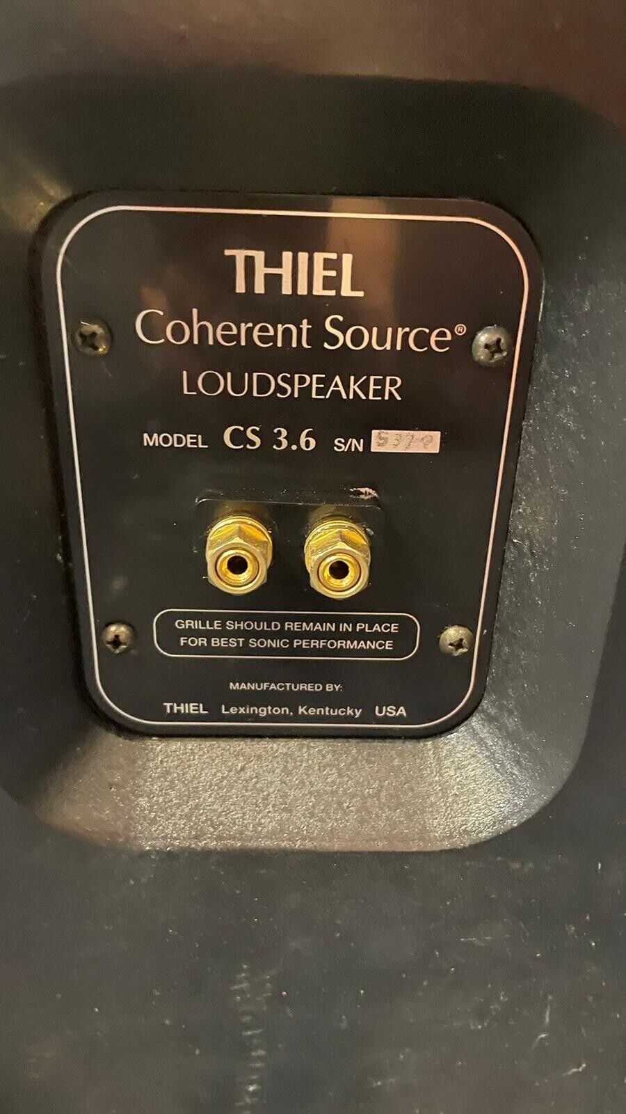Thiel CS 3.6