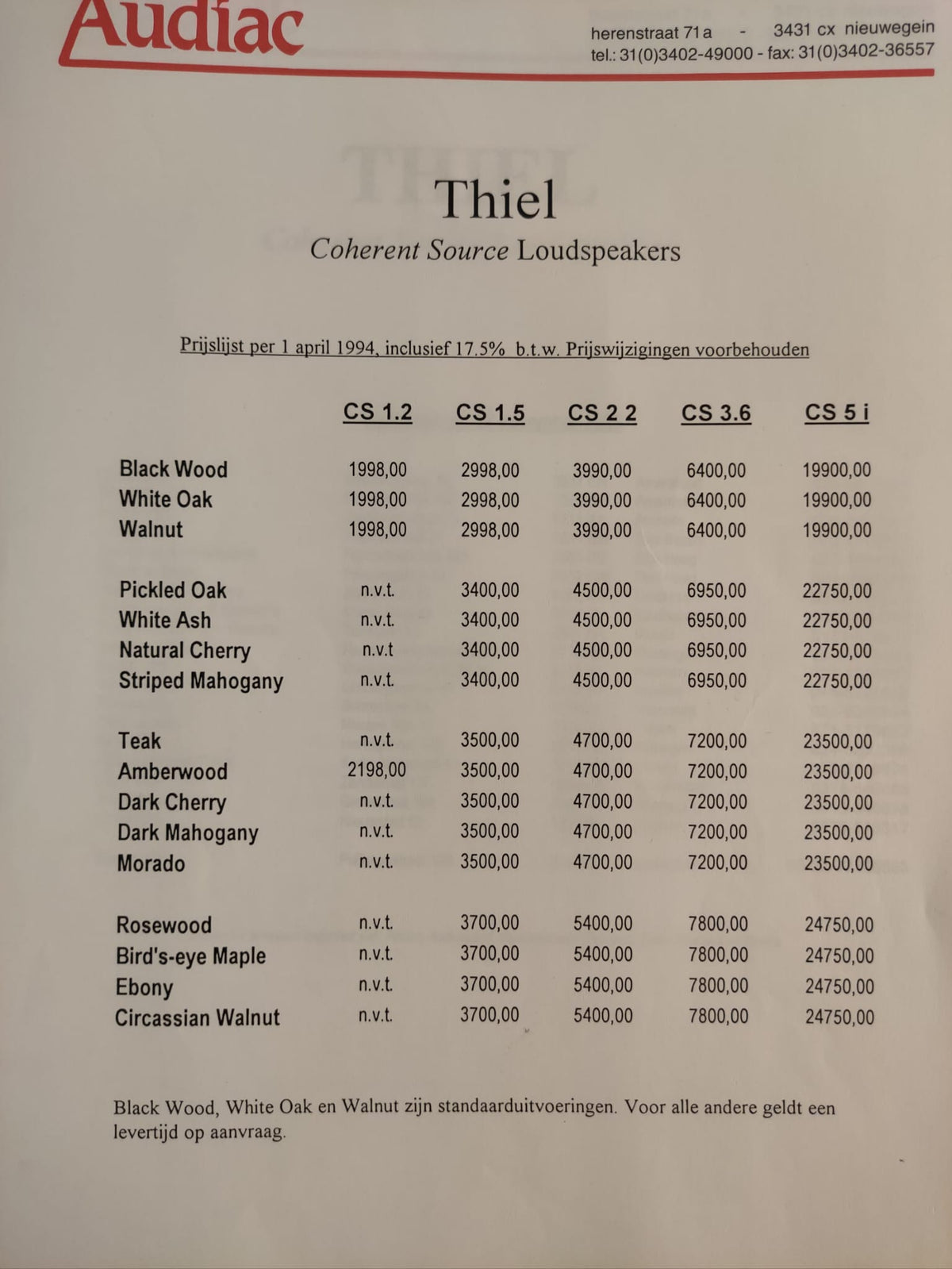 Thiel CS5