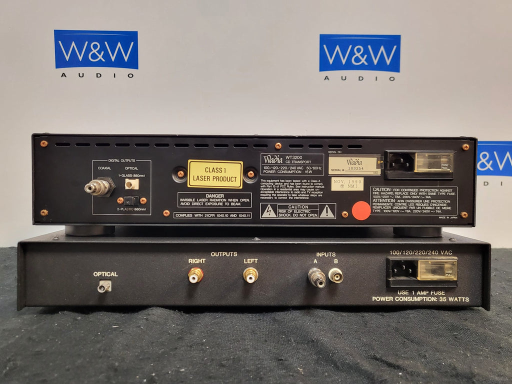 Wadia WT3200 and Wadia Digimaster X32